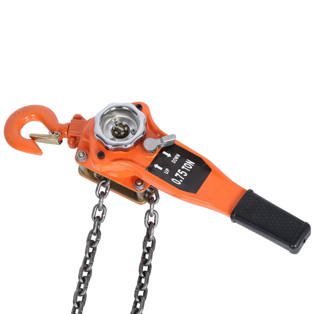0.75T LEVER BLOCK CHAIN HOIST LIFT PULLER RATCHET LEVER PULLEY LIFTING 3 METERS 
