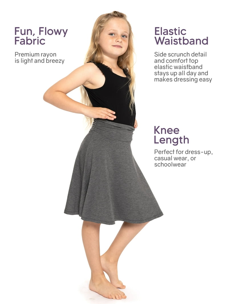 knee length curve skirt（470HS881