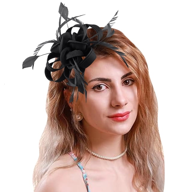 Heardband Couvre-Chef pour Femmes, Fascinateurs Élégants pour Chapeaux de Fête de Thé, Accessoires de Tête de Mariée