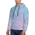 thumbnail image 3 of Salouo Fantasy Gradient Pattern Men's Fall Hoodie Sweatshirt,Sport Hoodie with Pockets for Men Pullover Casual Hooded Sweatshirt-X-Large, 3 of 7