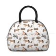 thumbnail image 2 of Wild Horse Pattern Insulated Lunch Box for Adults - Retro Rural Design Lunch Bag with Front Pocket, Dual Zipper Closure & Leakproof Lining (Women/Men), 2 of 4