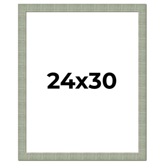 24x30 Frame Green Desert Pear Solid Wood Picture Frame | 1.625 Inch Moulding Width | Interior Frame