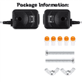 thumbnail image 2 of 20X Kit de Repuesto de Sensor de Seguridad para Puerta de Garaje 820CB para G801CB-P/801CB/041-0136 para, 2 of 5