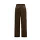 thumbnail image 3 of Pantalones largos para hombre, de color liso, rectos, de tubo, sin terciopelo añadido, de cintura alta, con cremallera y bolsillo, de pana, de poliéster., 3 of 6