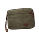 thumbnail image 3 of Bolso de mano para hombre, informal, ligero, con tarjetero y elegante con cremallera Verde, 3 of 9