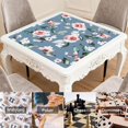 thumbnail image 6 of Floral Style Mahjong Mat 31.5x31.5 Inches Rubber Material Provides Quiet Non-Slip Surface for Tile and Card Game Play, 6 of 7