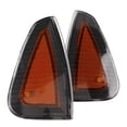 thumbnail image 4 of Turn Signal Light Cover, Reliable Anti Aging Good Reflectivity Simple Installation Front CH2550124 2 Pcs  For Car Yellow, 4 of 8