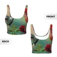 thumbnail image 5 of Lsque Hummingbird Floral Paradise Printed Women'S Sports Bra, Compression, Moisture Wicking, High-Impact Sports Bra For Women,Supportive sports bra-X-Large, 5 of 9