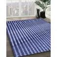 thumbnail image 2 of Ahgly Company Indoor Square Patterned Sky Blue Dress Blue Area Rugs, 8' Square, 2 of 6