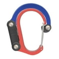 thumbnail image 5 of Carabiner Clip and Hook Bag, Purse, Backpack Hanger Buckle Rotating Hook Gear Clip for Camping Hammocks Traveling Mountain Climbing Hiking red and blue, 5 of 10
