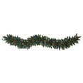 thumbnail image 6 of 6ft. Snow Dusted Artificial Christmas Garland with 50 Multicolored LED Lights, Berries and Pinecones, 6 of 6