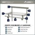 thumbnail image 4 of ClosetMaid ShelfTrack 80" Hang Track Rail for Closets and Utility Rooms, 4 of 6