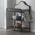 Little Seeds Piper Metal Changing Table, Black