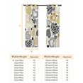 thumbnail image 6 of Valentine's Day Blackout Curtains for Bedroom, Romantic Love Heart Roses Abstract Black Gold Thermal Insulated Kitchen Drapes with Grommets, Light Blocking Window Treatment, 2 Panels 42" x 54", 6 of 7