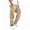 Khaki, variant on Men's Cargo Pants Straight Leg Casual Work Multi Pocket Utility Pants Light Gray XL