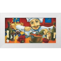 Rafuse, Will 24x14 White Modern Wood Framed Museum Art Print Titled - Eduardo