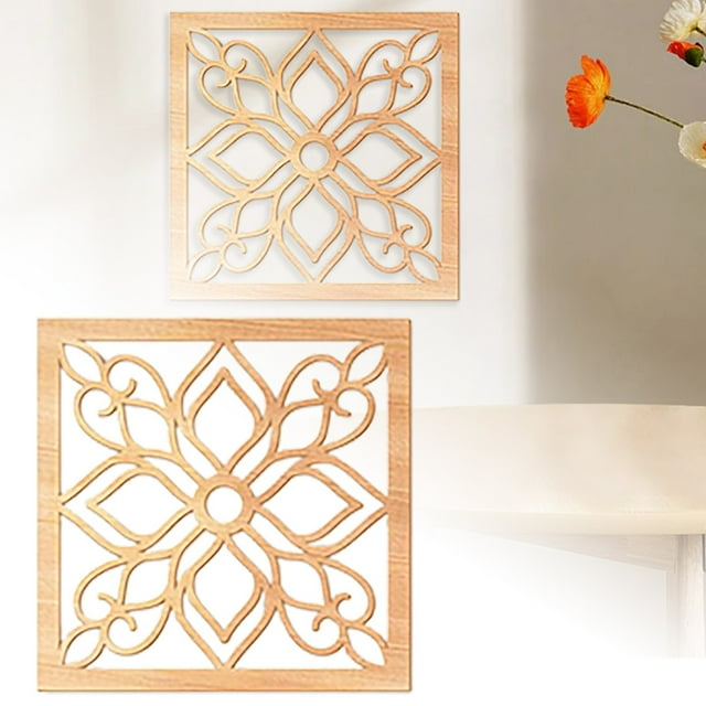 Cuadros decorativos para el salón y el dormitorio. Exquisitos cuadros decorativos de madera con motivos huecos. Decoración para el hogar.