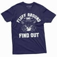 thumbnail image 5 of Cat funny T-shirt fluff around and find out pet tee shirt funny birthday gifts (X-Large Grey), 5 of 7