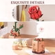 thumbnail image 4 of Kit de maquetas de rompecabezas 3D con flores de madera y rosas rojas para bricolaje ROBOTIME, 4 of 7