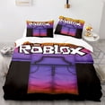 thumbnail image 1 of Juego de tres piezas de impresión Digital 3D Roblox, funda de edredón circundante, funda de almohada, ropa de cama para niños y niñas, 1 of 4