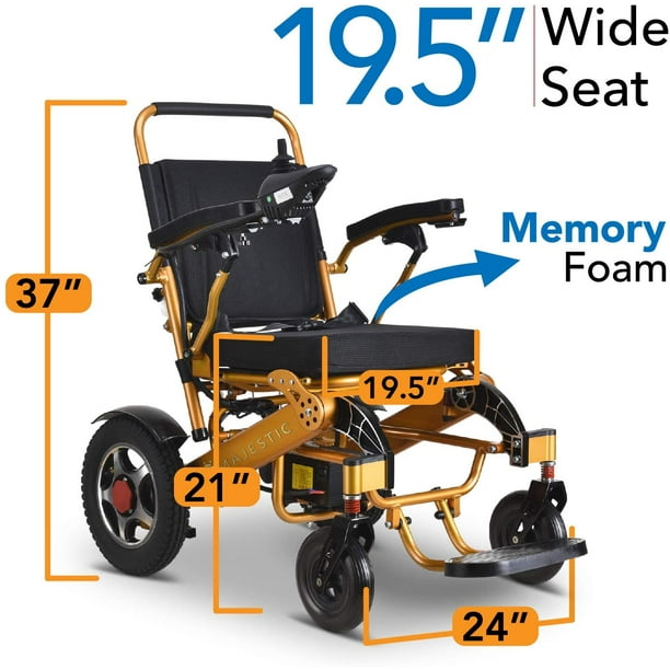 2020 New Folding Ultra Lightweight Electric Power Wheelchair, Airline ...