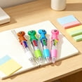 thumbnail image 4 of Clearance Under $1, 1 Pack 4-in-1 Multicolor Ballpoint Pen, Cute Dinosaur Topper Shuttle Pen for Fun Note-Taking and Party Favors, 12cm(T), 4 of 4
