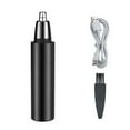 thumbnail image 2 of Electric Nose Hair Trimmer with Lid High-speed Motor Washable Invisible Cutter Head USB Portable, 2 of 7