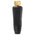 thumbnail image 1 of Riwesomey Juego de conectores de cable de soldadura Conector rápido de junta de cable de soldadura de plástico negro y latón 100A-900A Conector de panel Herramientas y ferretería No.2 Riwesomey TO005592-02, 1 of 6