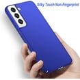 thumbnail image 2 of Case for Samsung Galaxy S22 Phone Case Protective Slim [Defend from Scratch/Slip/Drop/Fingerprint] Matte PC Hard Minimalistic Phone Cover for Samsung Galaxy S22-Blue, 2 of 12