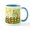 White/Blue Inside, variant on CafePress - Happy Easter Bunny Mugs - 11 oz Ceramic Mug - Novelty Coffee Tea Cup