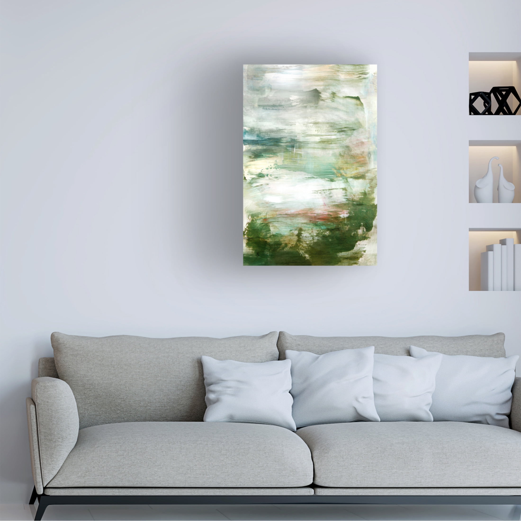 Canvas Wall Art - Hope Bainbridge 'Garden Dreams' Wall Art for Living Room, Bedroom, or Office Décor by Trademark Fine Art - 30 x 47 Inches