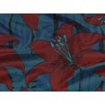 thumbnail image 5 of oneOone Rayon Maroon Fabric Leaves & Flower Sewing Material Print Fabric By The Yard 56 Inch Wide, 5 of 5
