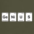 thumbnail image 3 of CafePress - Genius Periodic Table Dark T Shirt - Men's Classic Graphic Cotton T-Shirt, 3 of 4