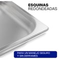 thumbnail image 4 of Inserto de acero inoxidable Rhino INAE-1.5 tamaño entero 33 x 53.5 cm altura 1 y media pulgadas, 4 of 6