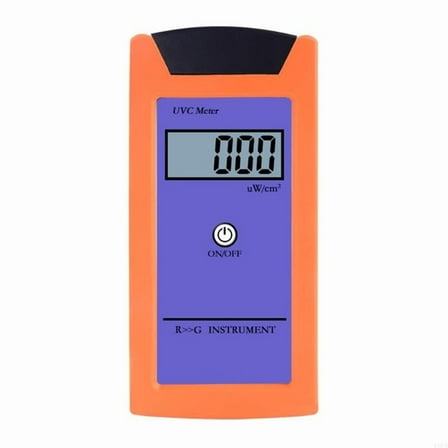 UVC Light Meter 0-1999μW/cm² Reptile UV Index Meter Spectrum 220-280NM UV Radiation Reptile Measurement Handheld Meter