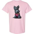 thumbnail image 3 of Inktastic Scottie Dog in Plaid T-Shirt, 3 of 5