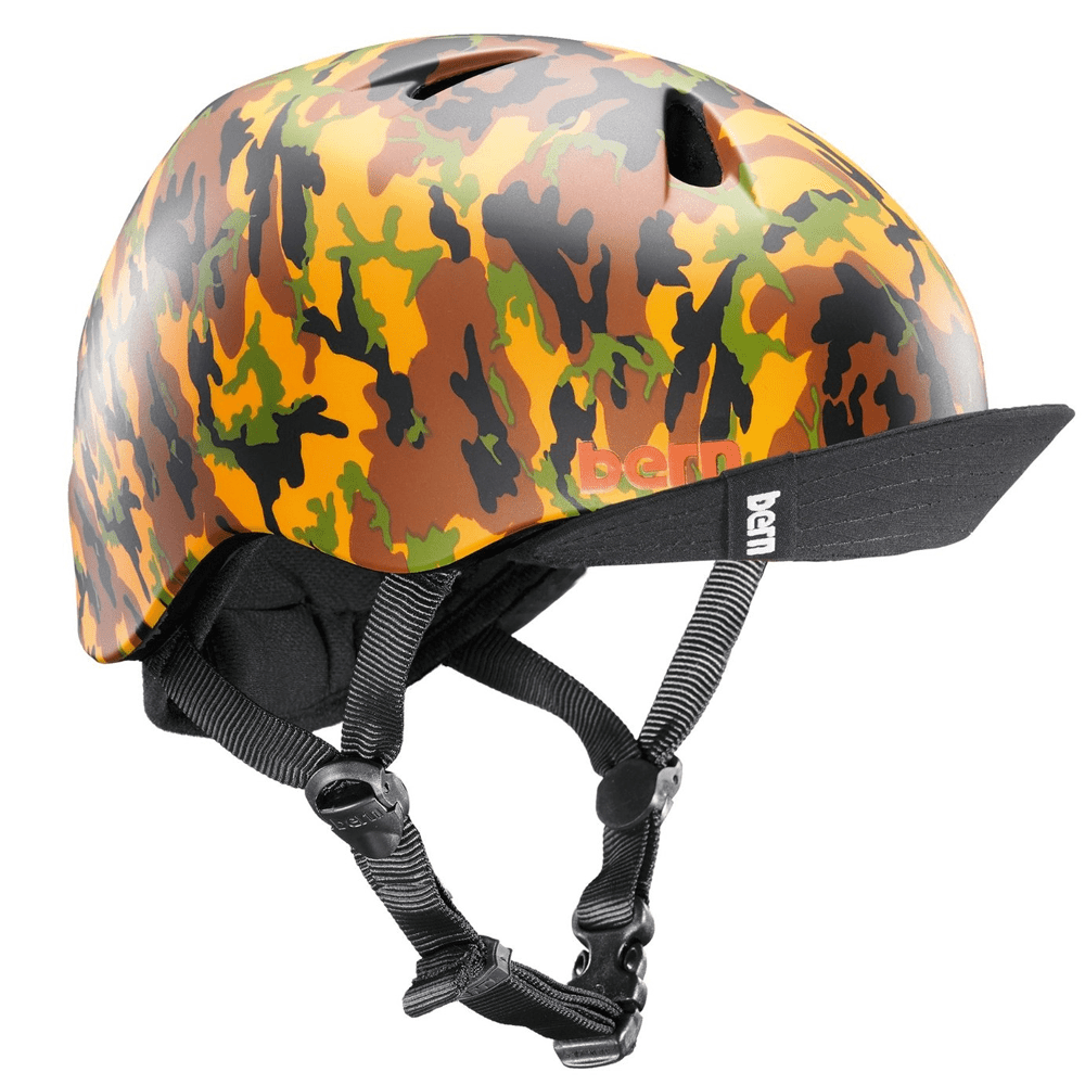 Bern Nino Summer Kids Helmet XS/S Tan Camo Bicycle Skate Bike Child