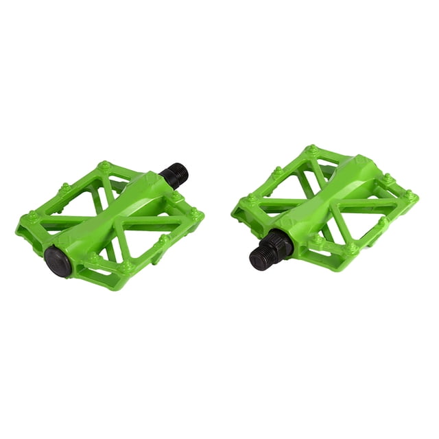 Aluminium Pedals, Anti Skid Flat Platform Bicycle Pedal for Road Racing and Recreational Cycling