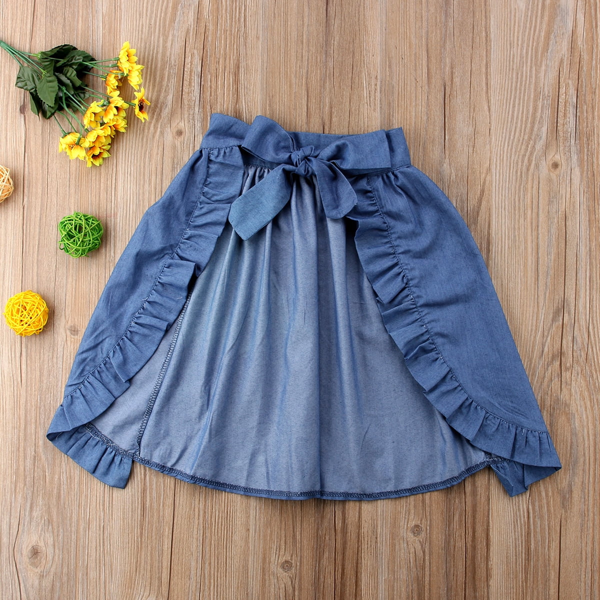 Baby yellow denim skirt online