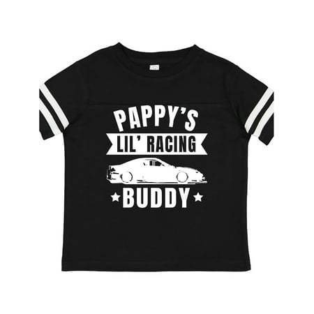 

Inktastic Pappy s Lil Racing Buddy with Car Silhouette Gift Toddler Boy or Toddler Girl T-Shirt