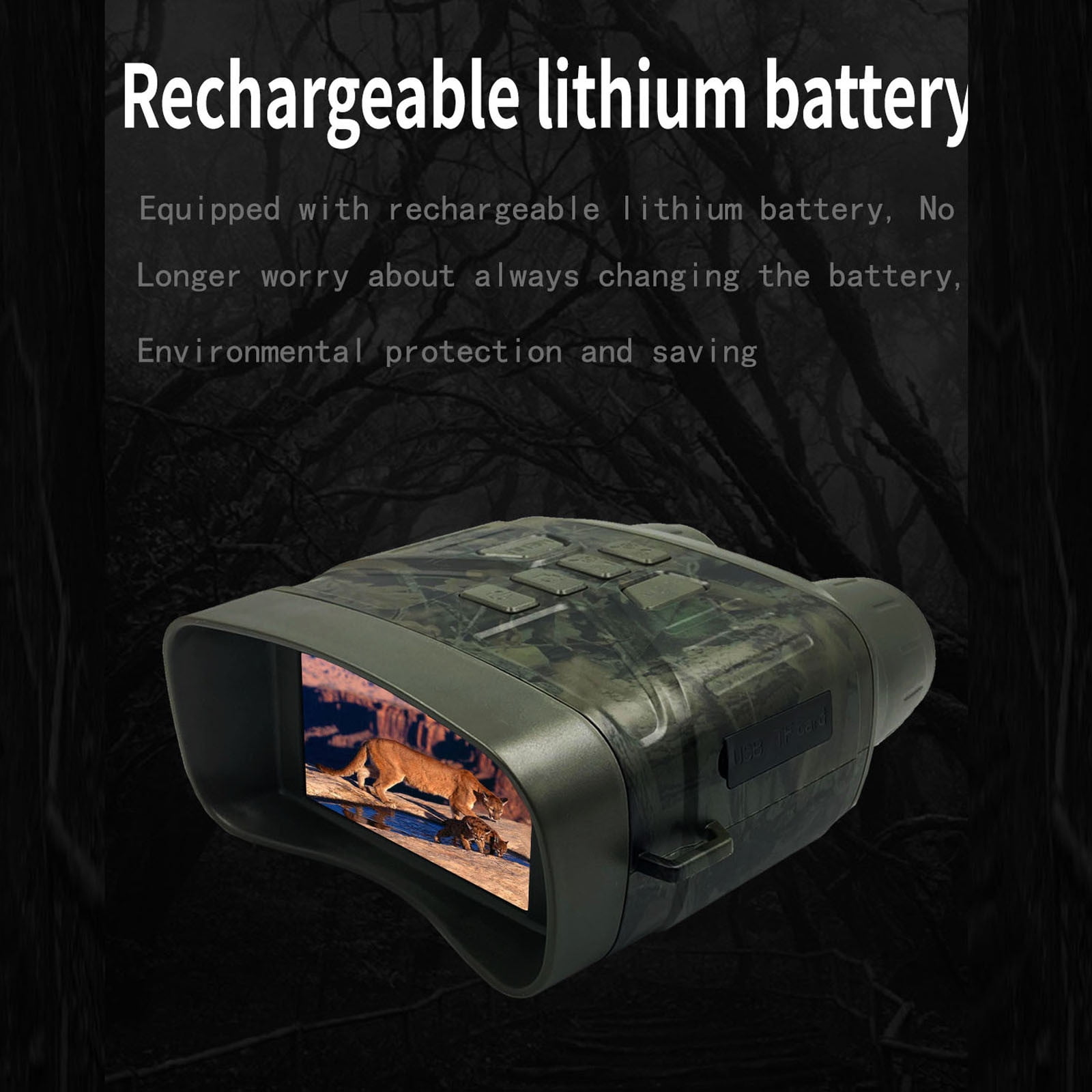 Ultras HD 4K Night Vision 36MP Night Infrared Detection Screen Binoculars Outdoor Night Vision Send 32GB Memory Card Gifts For Womem/Men s Of The Day