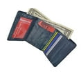 thumbnail image 5 of Men's Waterproof Eel Skin Slim Credit Card ID Holder Trifold Wallet (Grey), 5 of 6