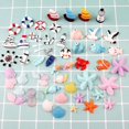 thumbnail image 1 of 40 Pcs Halloween Resin Flatback Decorations, 3D Phone Case Flatback Accessory with ship lifebuoy starfish anchor DIY Mini Halloween Slime Charms for D, 1 of 5