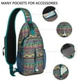 thumbnail image 2 of Abstract Tribal Style Crossbody Backpack, Ink and Sketch Sling Bag for Daily Commuting, 2 of 5