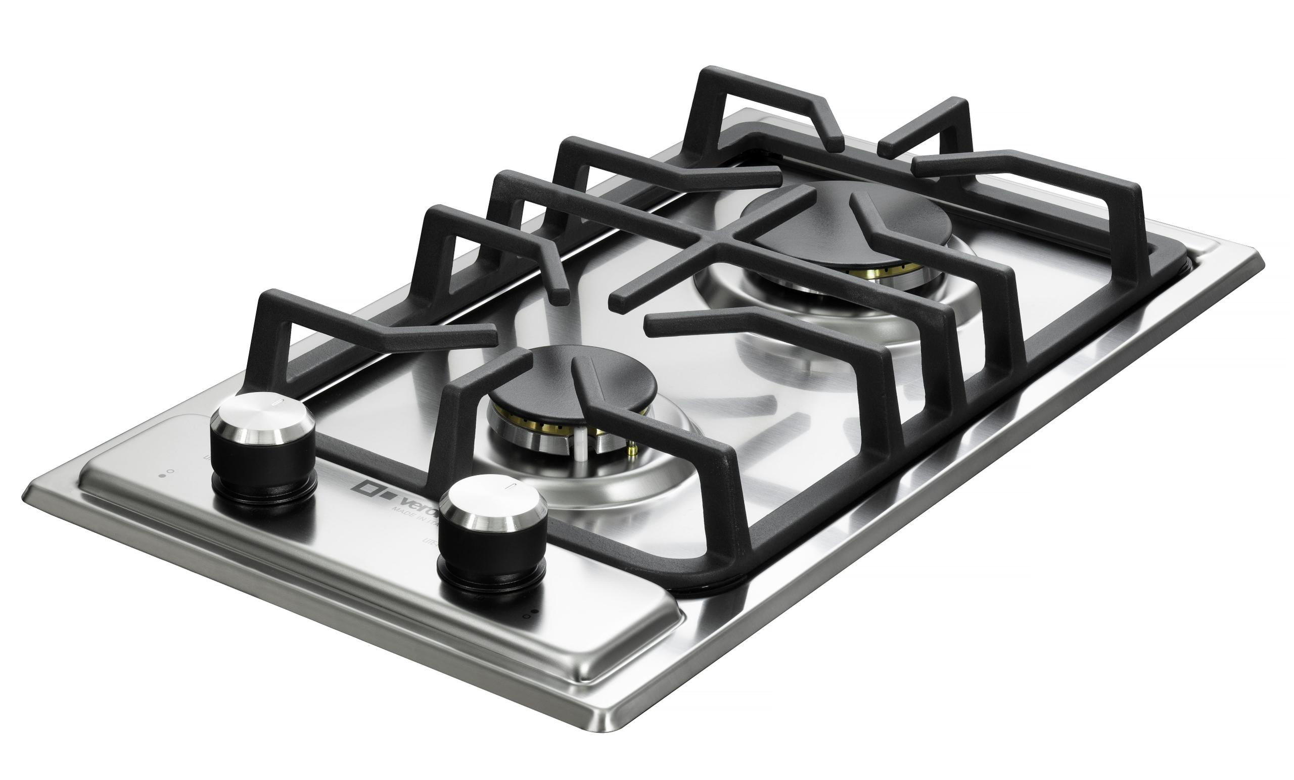 VERONA Verona 12" Designer Gas Cooktop - Brass Burners - SS VDGCT212FSS