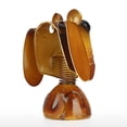 thumbnail image 4 of Golden Iron Handcrafted Dog-Shaped Eyeglass Stand with Spring Wobble Head - Decorative Sunglass Display Rack for Desk, Children's Room Decoration, and Charming Gift for Girlfriend - Stable Base,, 4 of 7