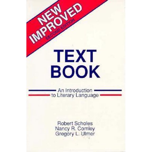 Pre-Owned Text Book: An Introduction to Literary Language (Paperback) by Gregory L Ulmar, Robert Scoles, Robert E Scholes