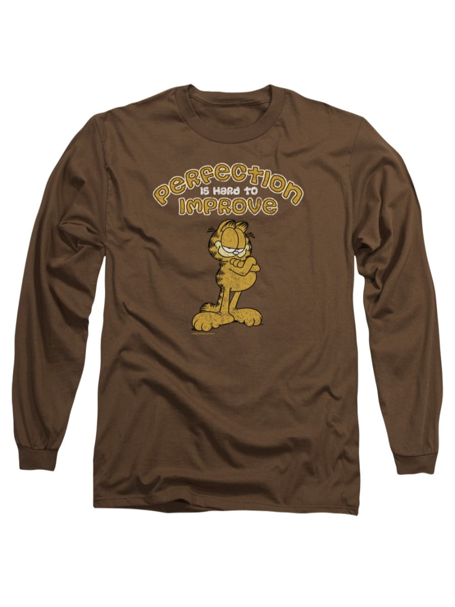 Garfield Comic Perfect Adult Long Sleeve TShirt Tee