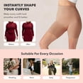 thumbnail image 5 of Wrongduck Women Tummy Control Shaper Shorts High Waisted Seamless Body Shaping Underwear Lightweight Compression Shapewear, 5 of 10