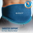 thumbnail image 3 of Miracle Back Relief Gel-Infused Compression Wrap, 360-Degree Neck, Shoulder & Back Support, 3 of 14